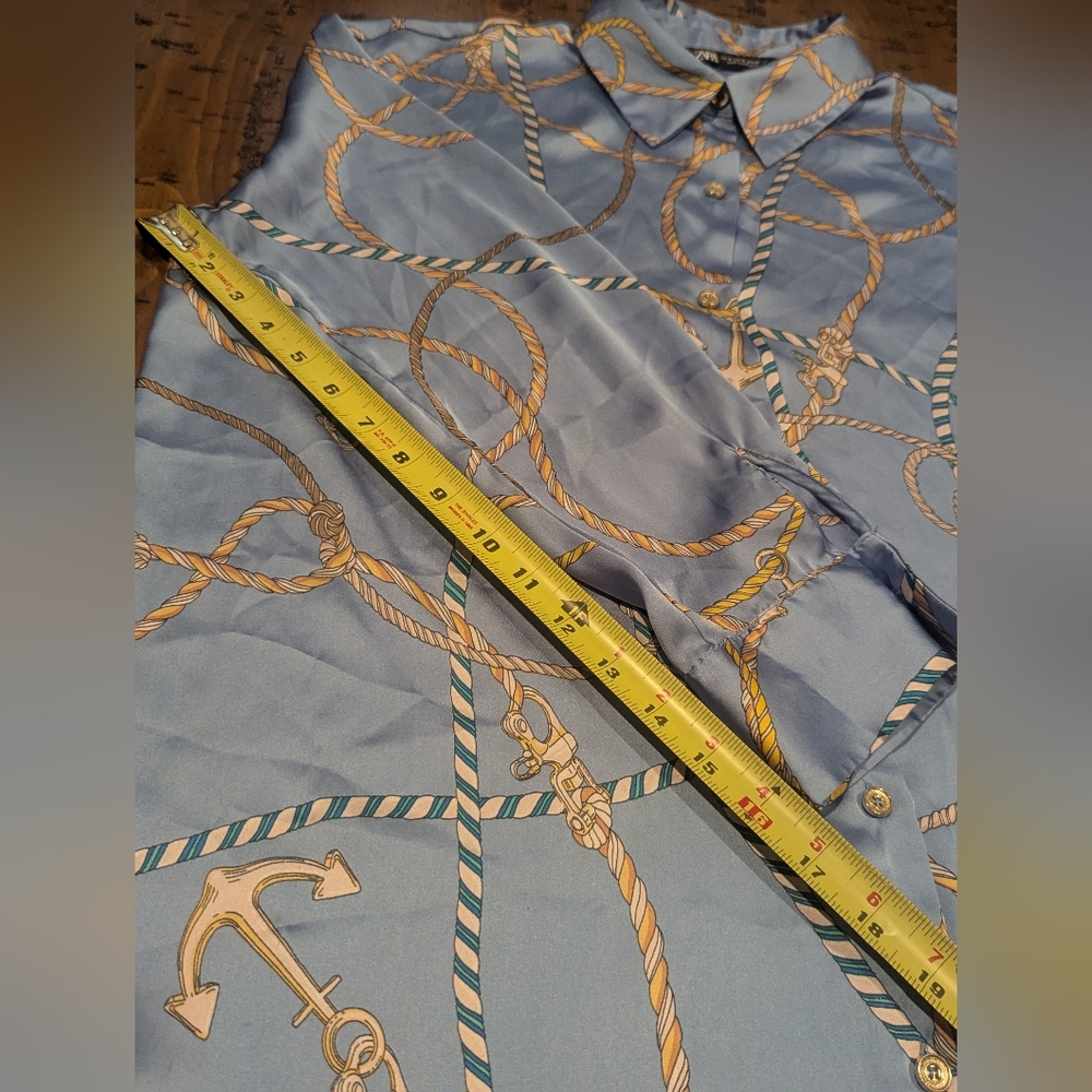 Zara M Satin L/S Top - Picture 12 of 12